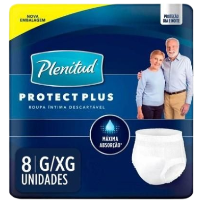 Fralda Plenitude Protect Unissex Gd/Xg C/8