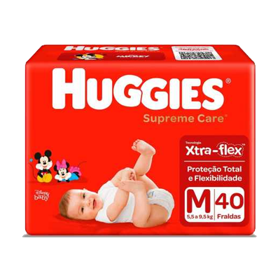 Fralda Huggies Supreme Care Mega M 40 Un