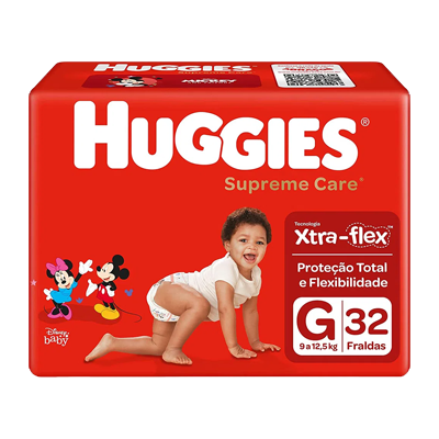 Fralda Huggies Supreme Care Mega G 32 Un