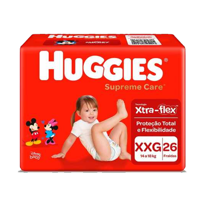 Fralda Huggies Supreme Care Mega Xxg 26 Un