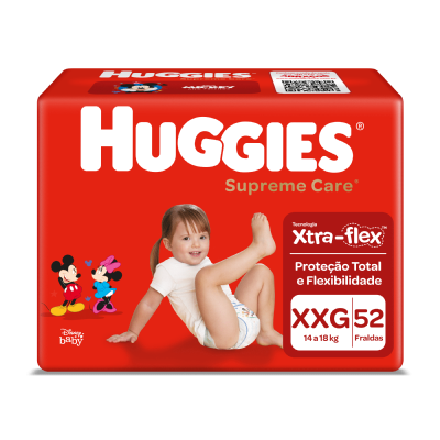 Fr Huggies Supreme Care Mega Xxg 52 Un