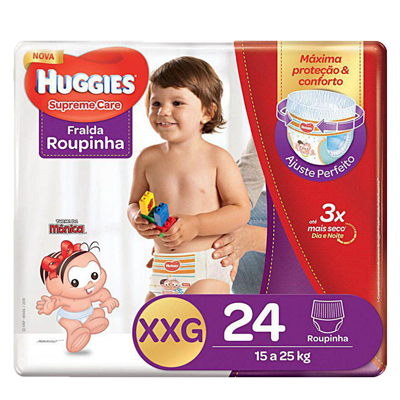 Fralda Huggies Sup Care Roup Mega Xg24 Un