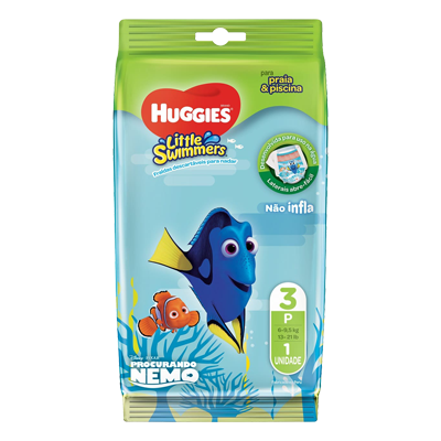 Fralda Huggies Little Swimmers Nemo P 1 Un