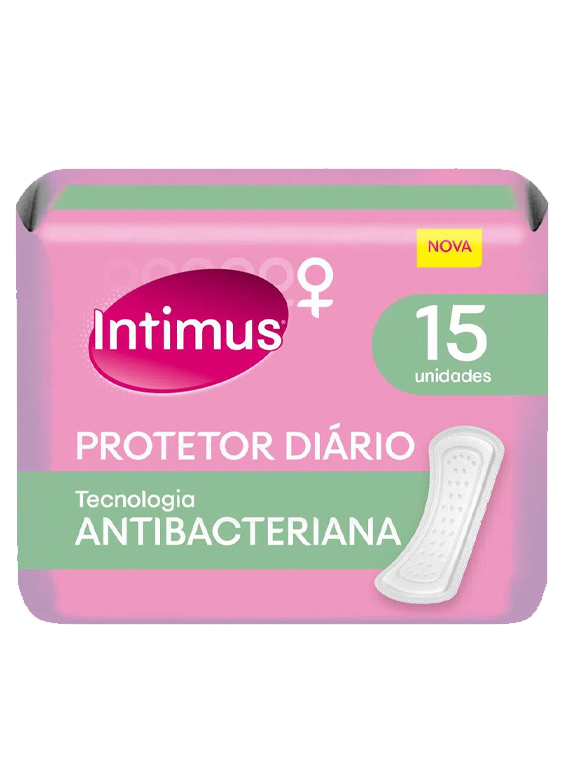 Absorvente Intimus Prot Diario Antibact Sem Aba 15 Un