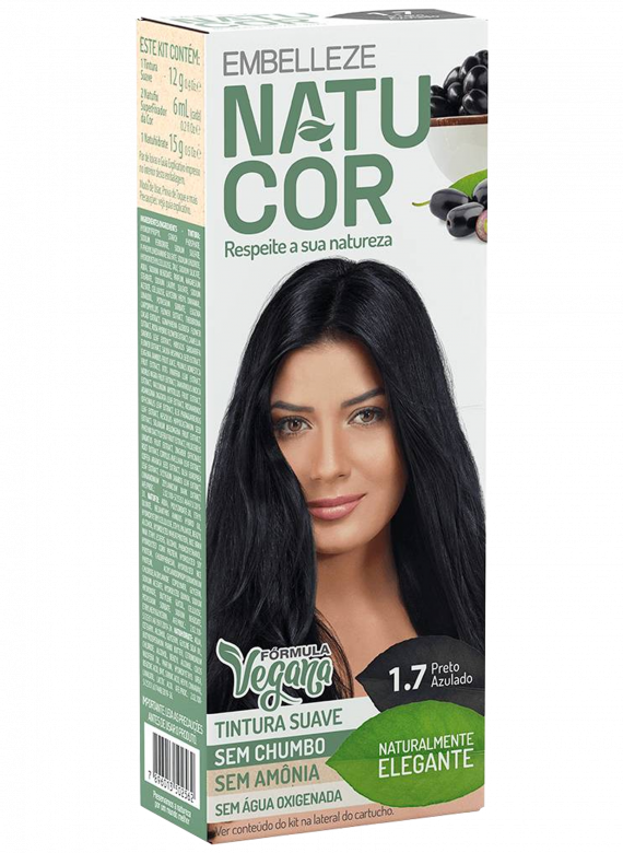 Tinta Natucor N1,7 Preto Azulado