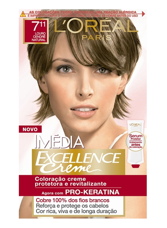 Tinta Imedia N.7.11 Louro Cendre Natural.