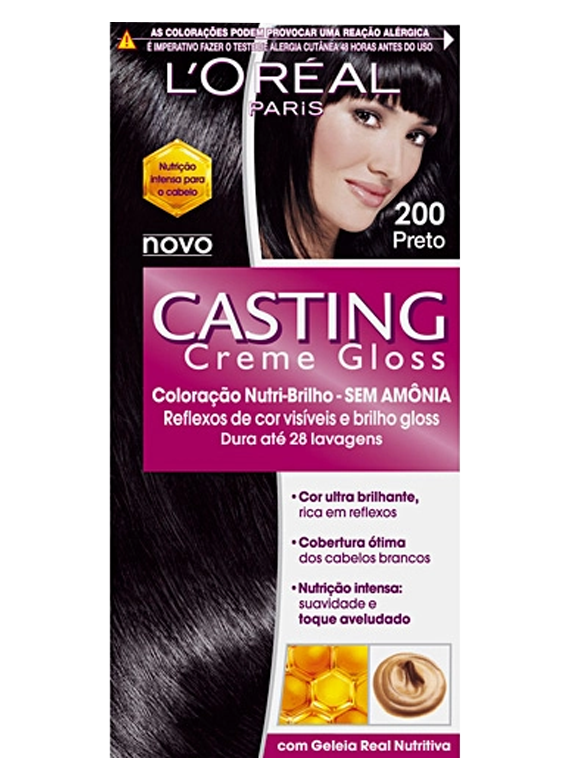 Tinta Casting Gloss Cr N.200 Preto