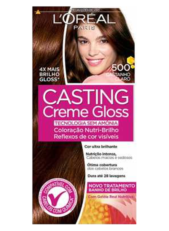 Tinta Casting Gloss Cr N.500 Castanho Claro