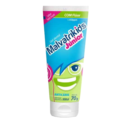 Gel Dent Malvatrikids Junior C/Fluor 70 Gr