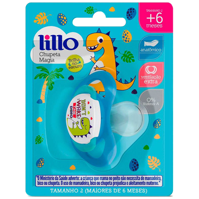 Chupeta Lillo Magia Ortodontica S2 Azul 612620