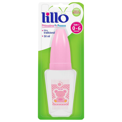 Lillo Mamadeira Primpass N1 Red 50 Ml Rosa 604530