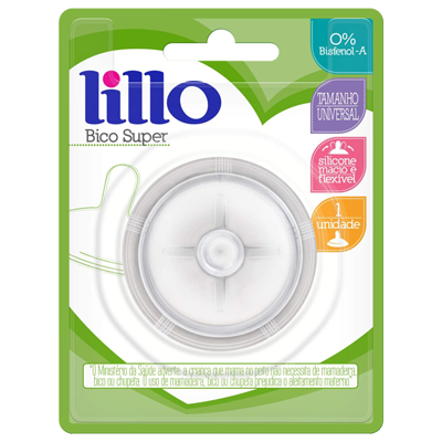 Bico Mamadeira Super Silicone Ref9197 Lillo