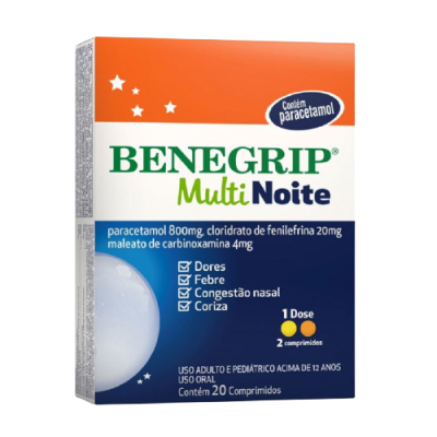 Benegrip Multi Noite 20 Cpr