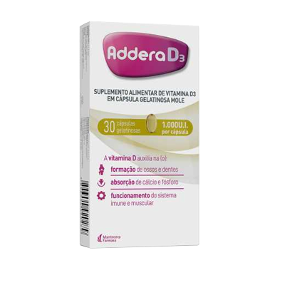 Addera D3 1.000 Ui 30 Capsulas Mole
