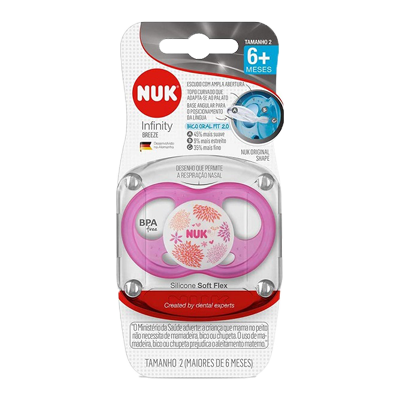 Nuk Chupeta Infinity Girl 7322 2 G