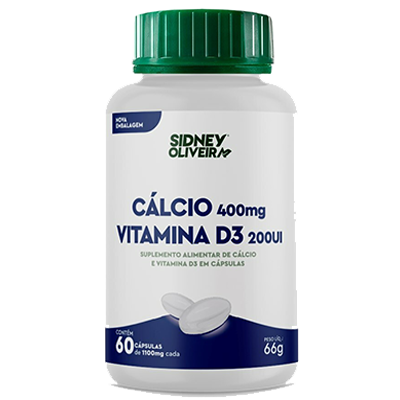 Cálcio 250 Mg+Vit D 200 Ui S.O 60 Cp (Nova Embalagem)