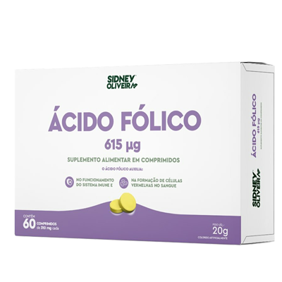 Acido Folico 615 Mcg S.O. 60 Cp