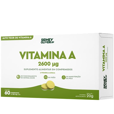 Vitamina A 2600 Mcg    S.O. 60 Comprimidos
