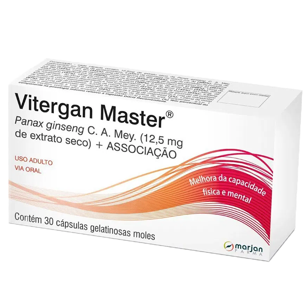 Vitergan Master Com 30 Cápsulas