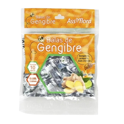 Bala Gengibre Mel E Propolis 38 G