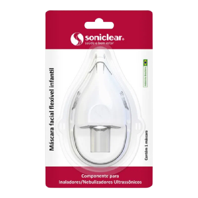 Conjunto Máscara Soniclear Nebulizador Ivd Infantil