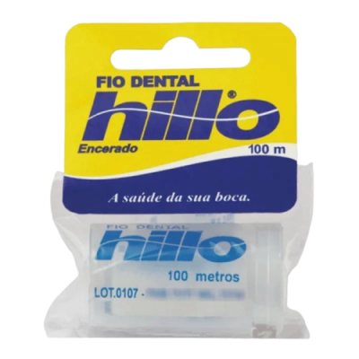 Fio Dental Hillo Tradicional Encerado 100 Mt