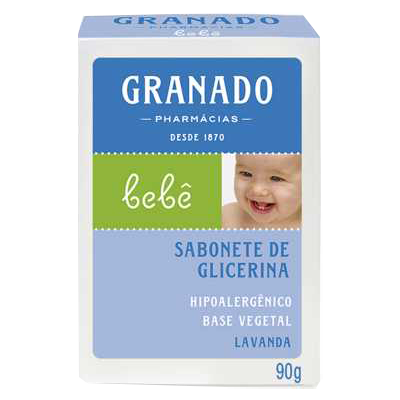 Sabonete Glicerinado Granado Lavanda Bebe 90 G