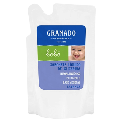 Refil Sabonete Liquido Infantil Granado Lavanda 250 Ml