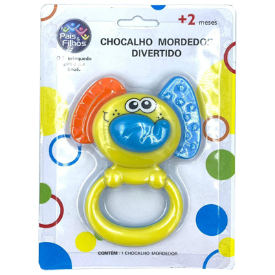 P.F 7818 Chocalho E Mordedor Divertido +4 M C/1