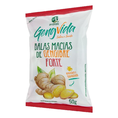 Bala De Gengibre Forte 50 G (Ardrak)