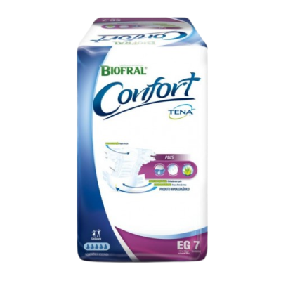 Fralda Tena Confort Biofral Xg 7 Un