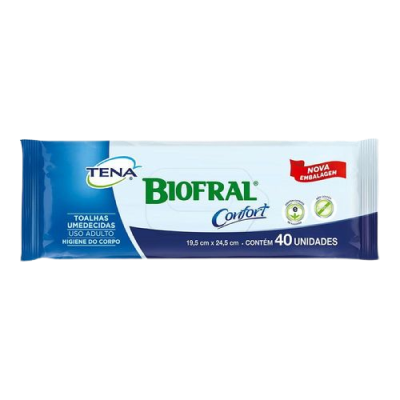 Toalha Umedecida Biofral Tena Adulto 40 Un