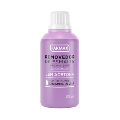 Removedor Esmalte Farmax Perf Uva 100 Ml