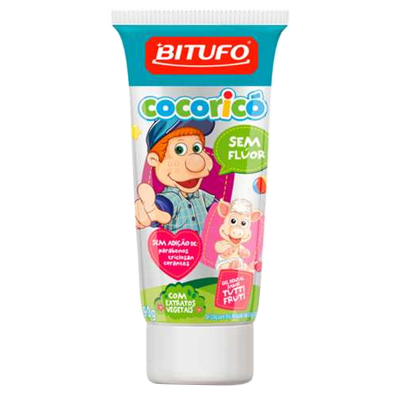 Gel Dental Bitufo Cocorico Tutti Fruti 90 G