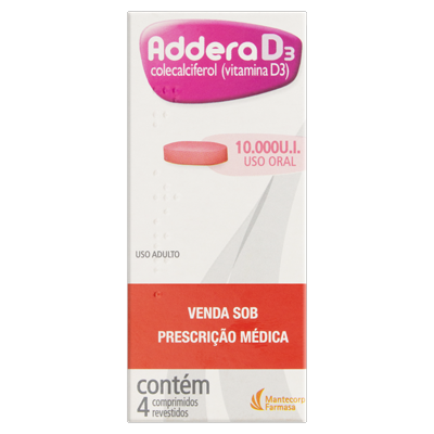 Addera D3 10.000 Ui 4 Cpr Rev ( Leve 3 E Pague 2)