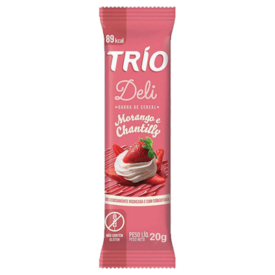 Barra Trio Morango E Chantilly 20 G