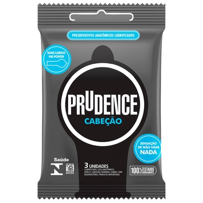 Preservativo Prudence Cabecao C/3 Un