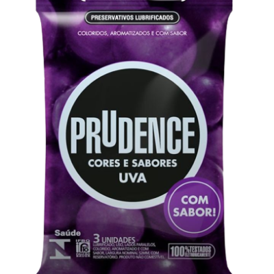 Preservativo Prudence Uva 3 Und