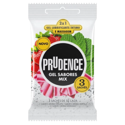 Gel Lubrif Prudence Sache Mix 5 Gr