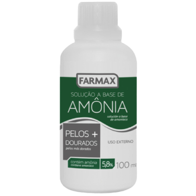 Amonia Solução Farmax 100 Ml