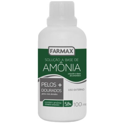 Amônia Solução Farmax 100 Ml