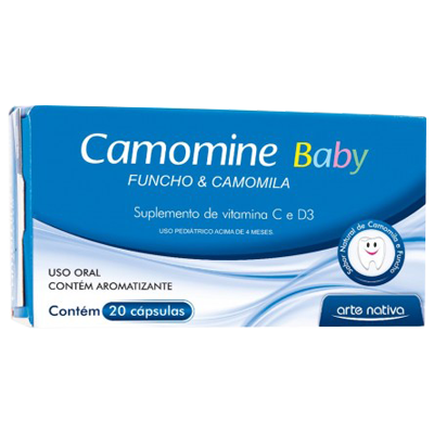 Camomine C Baby Vit C D3 20 Cps