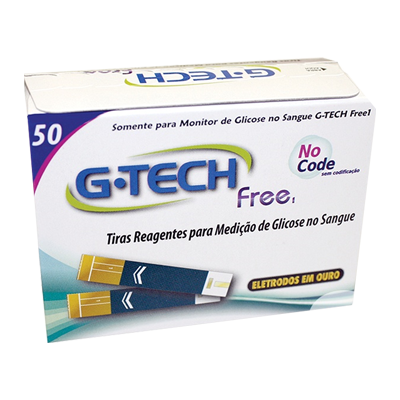 Tiras Glicose G Tech Free 50 Un