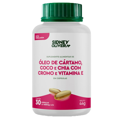 Chia + Cartamo + Coco + Cromo + Vit E   S.O. 30 Caps