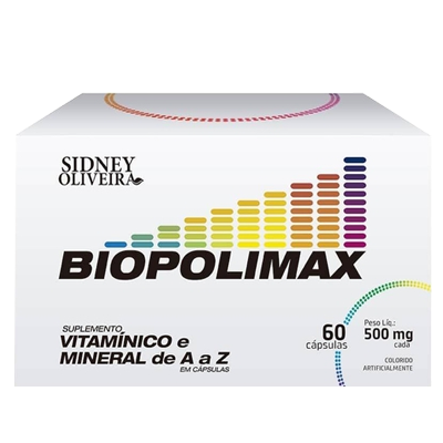 Biopolimax A Z 500 Mg   S.O. 60 Caps