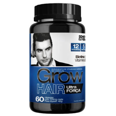 Grow Hair Ultra Forca 700 Mg   S.O. 60 Caps