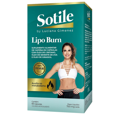 Sotile Lipo Burn 750 Mg By Luciana G.   S.O. 60 Caps