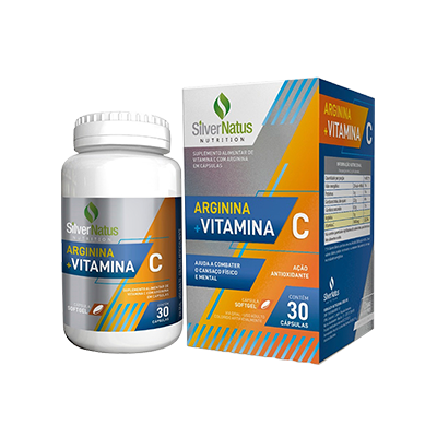 Silvernatus Vit C+Argin 500+500 Mg 60 Comprimidos 