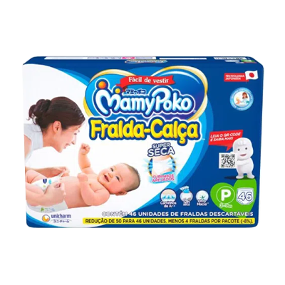 Fralda Mamypoko Calça Mega P 46 Un (N)