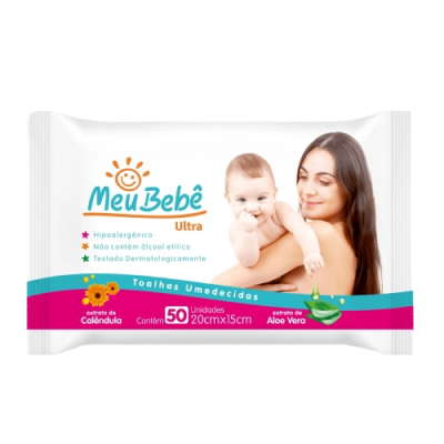 Toalhas Umed Meu Bebe Ultra 50 Un